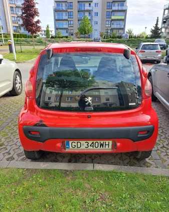 Peugeot 107 cena 5000 przebieg: 152565, rok produkcji 2005 z Gdańsk małe 22
